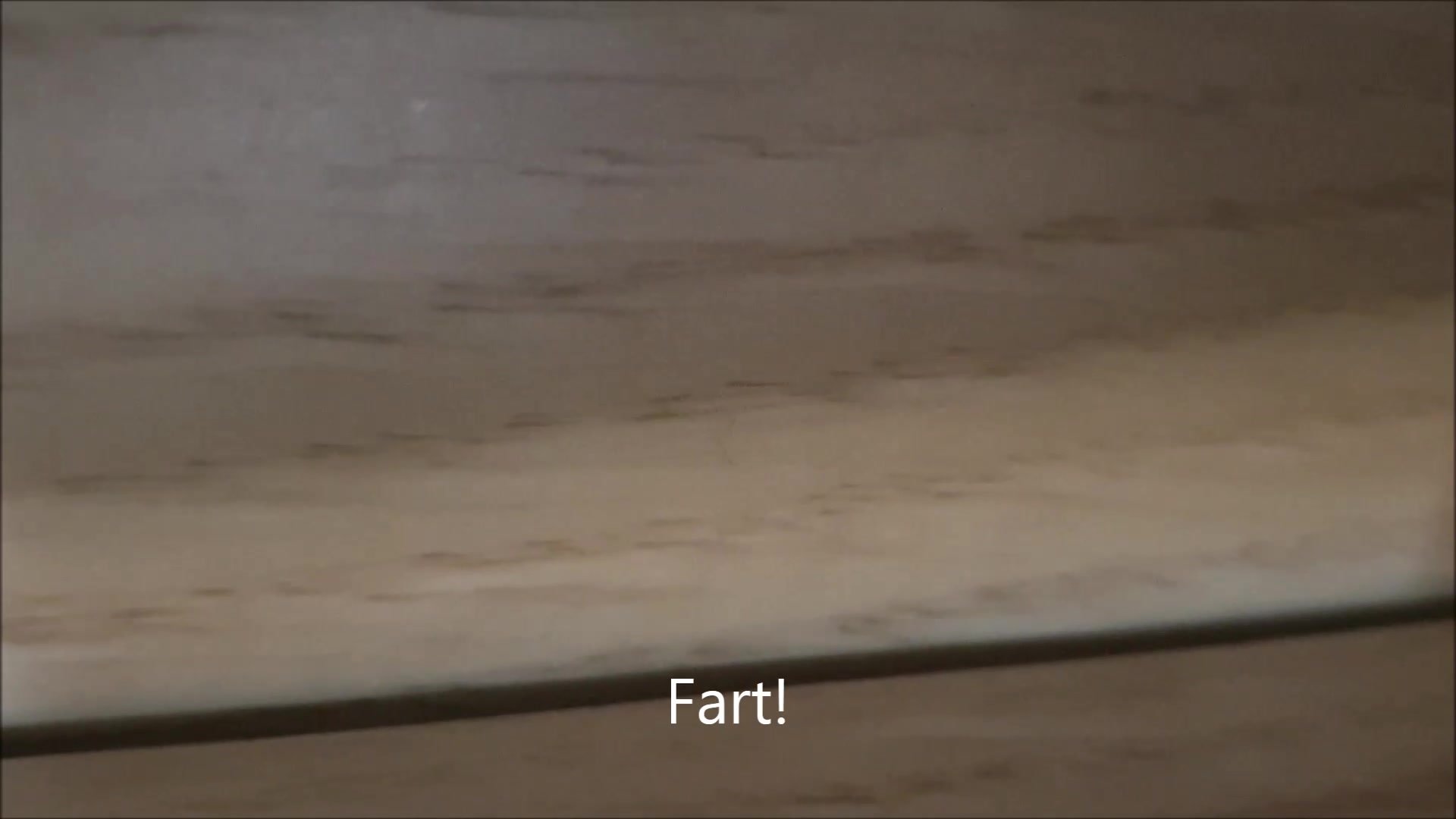 girlfriend fart sound