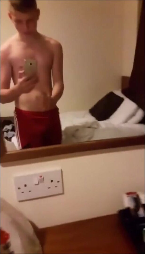 Straight 18yo UK Sam tease 1