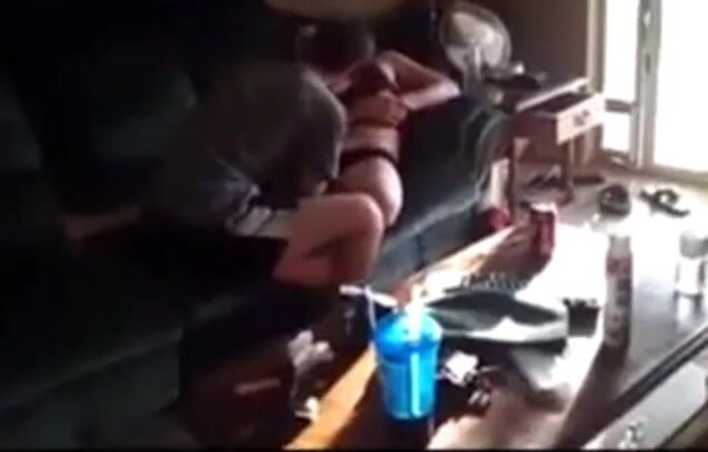 Bro Filming His Roommate Get Sucked by Young Guy
