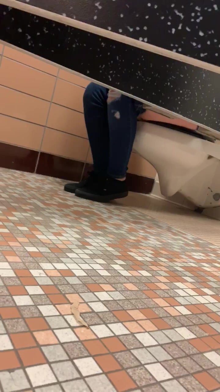 College Bathroom understall 9