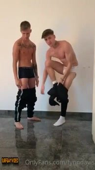 Twinks show ass and helping