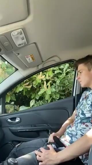 Cum in the Car