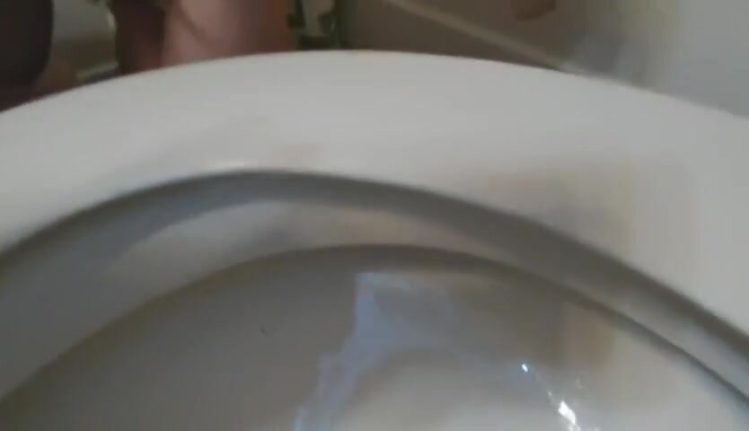 dirty girl licking toilet 1