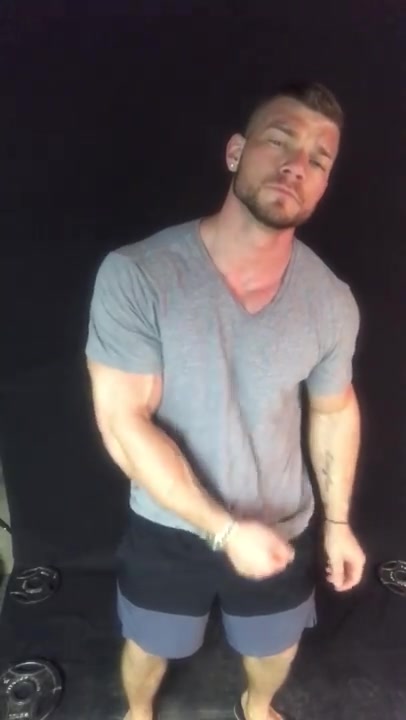 Muscle Stud Tease