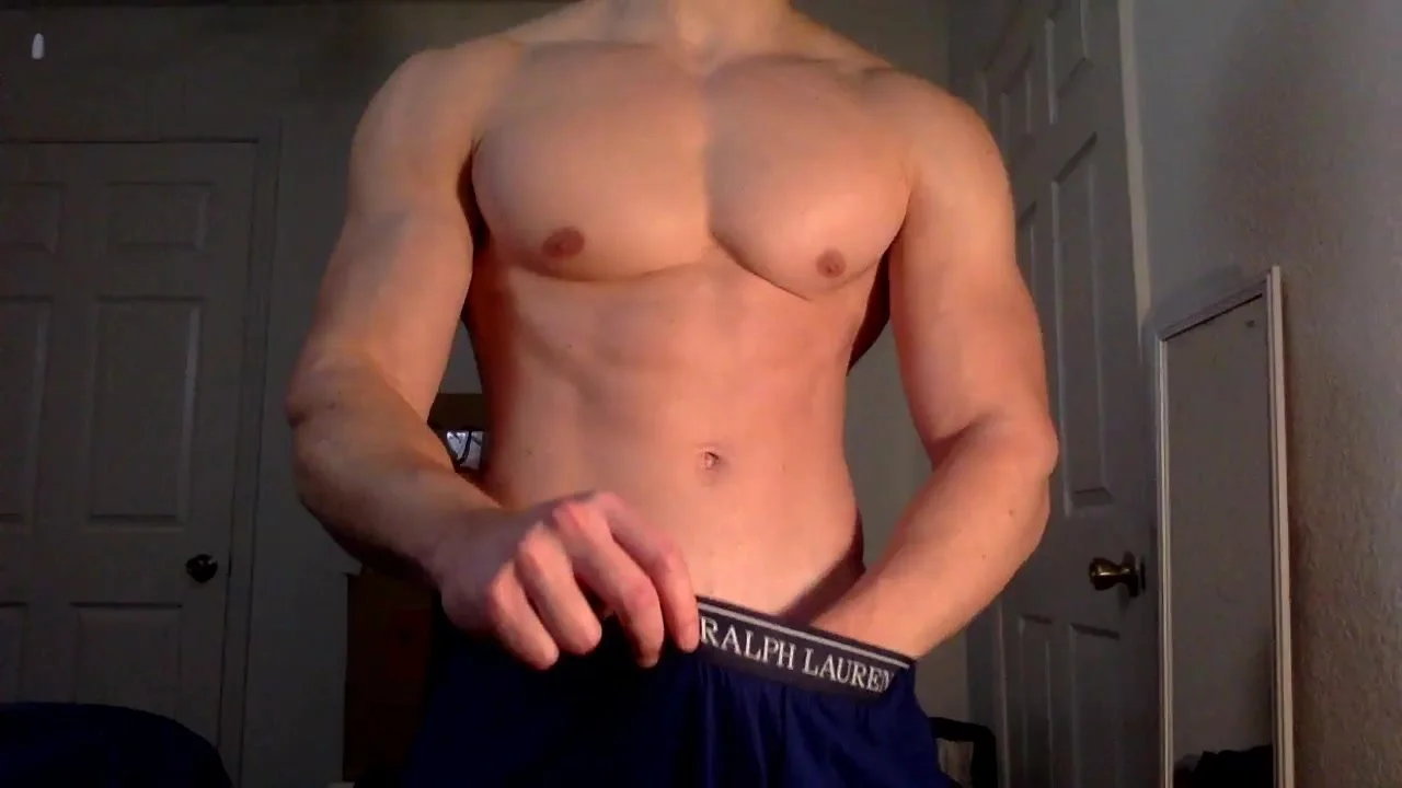 HOT HUNK TEASING AND JERKING OFF ThisVidcom