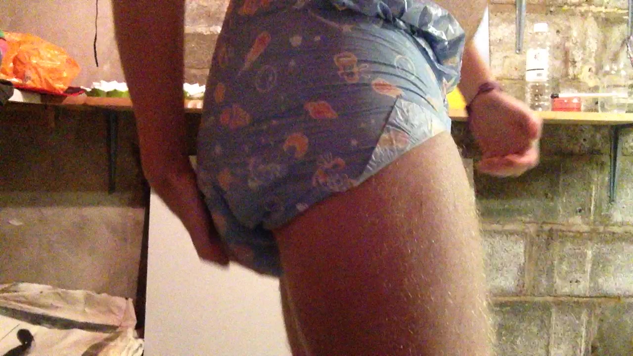 Big Enema In My Already Soaked Diapers