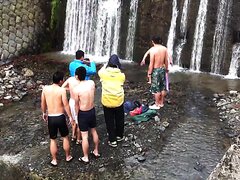 japanese naked waterfall