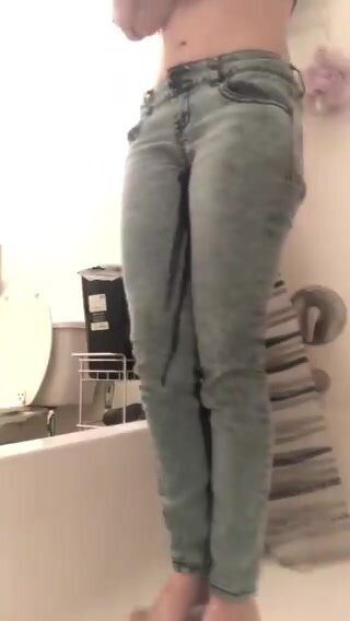 Wetting her Jeans - video 2
