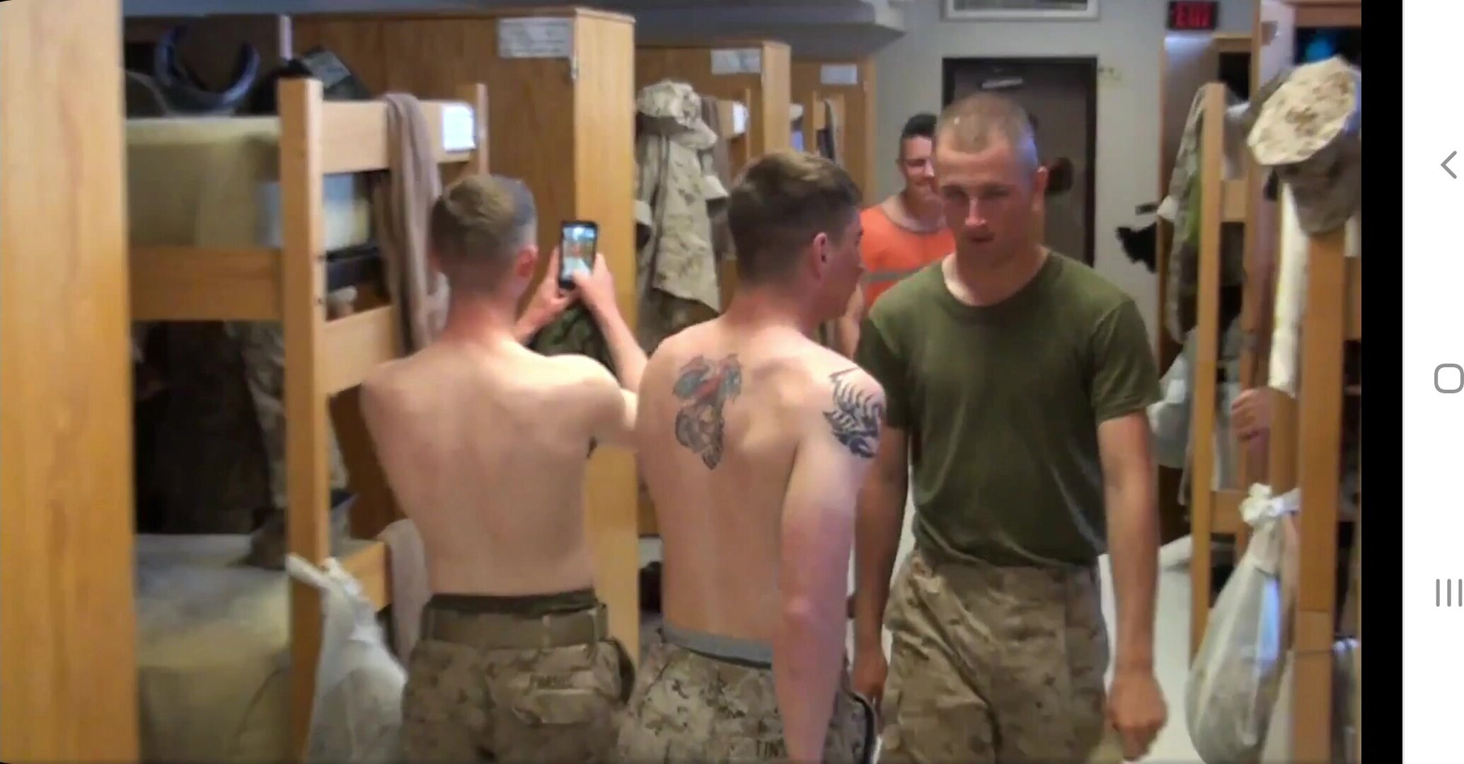 Military nude