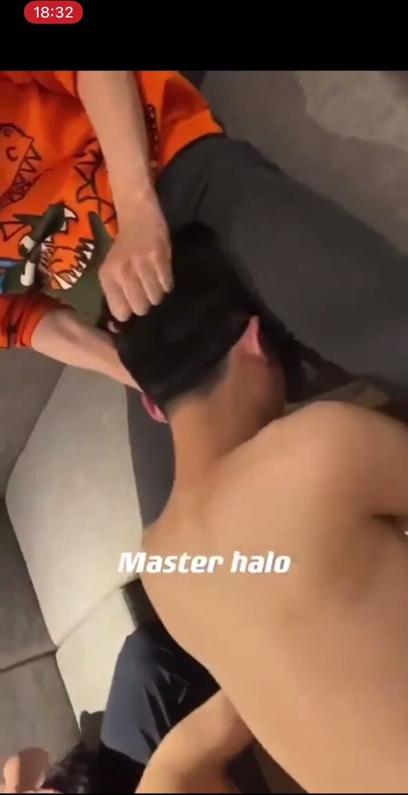 Trample slave dog