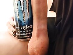 beer can size dick cumming