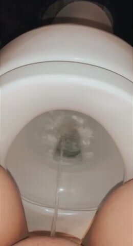 Pee in toilet - video 3