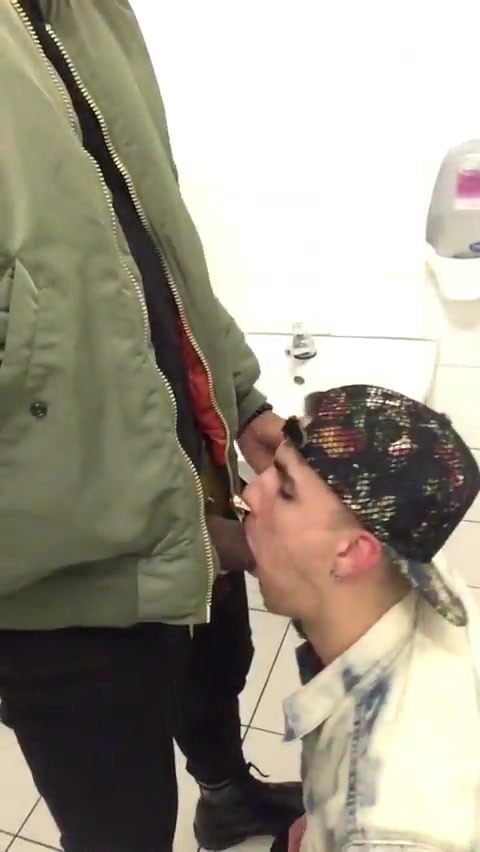 white twink drinks piss from BBC