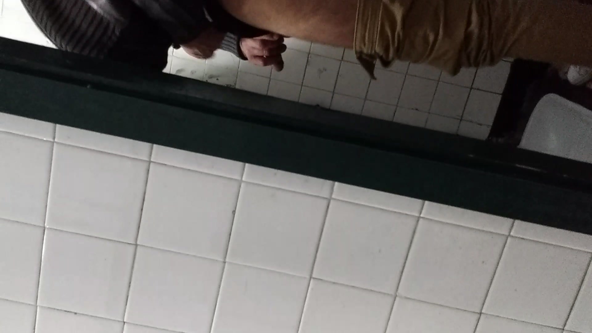 Caught masturbating public toilet