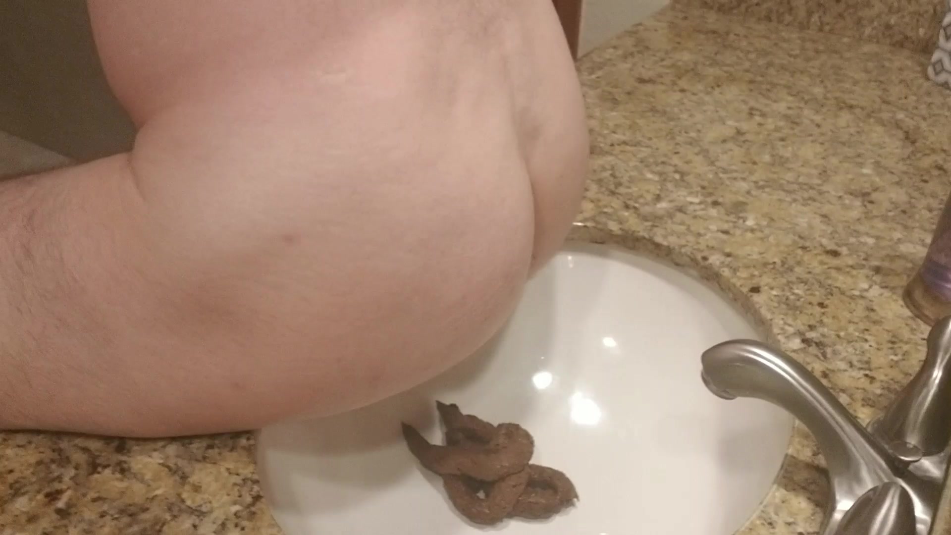 quick shit in the hotel sink