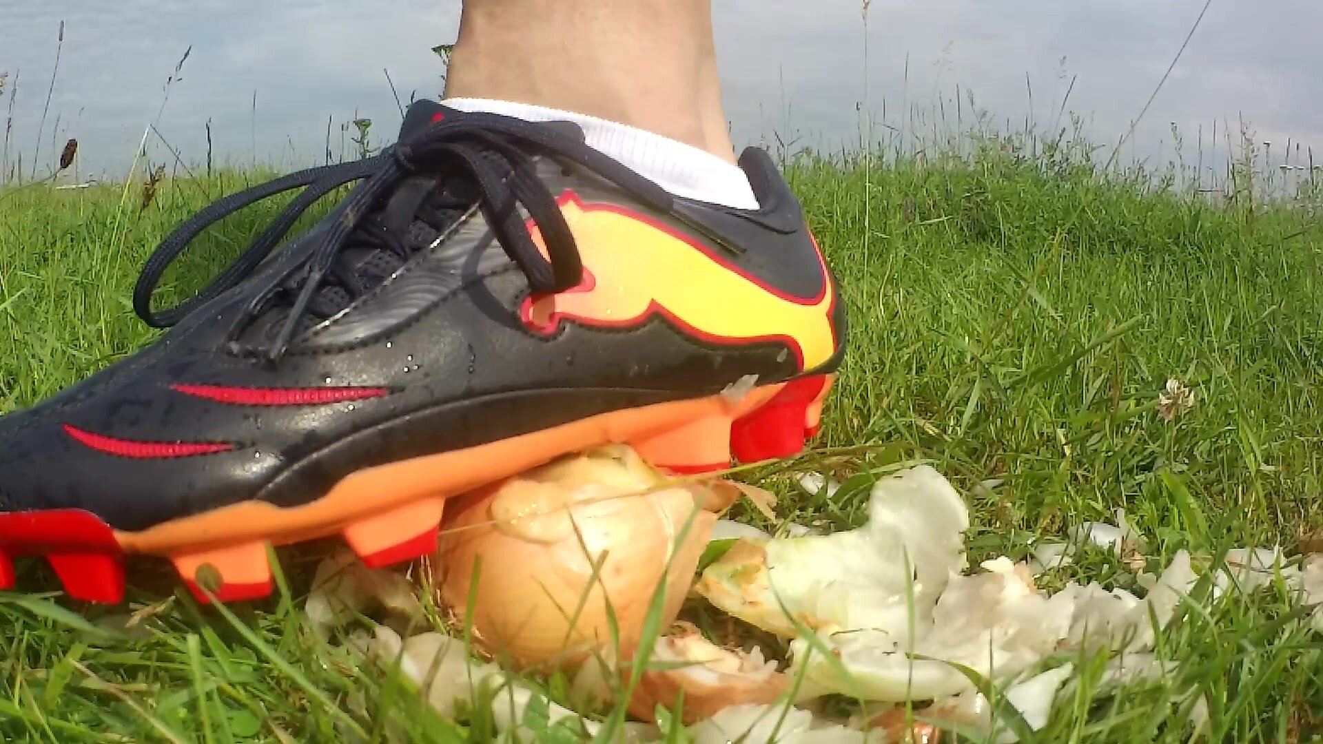 Football boots vs onion