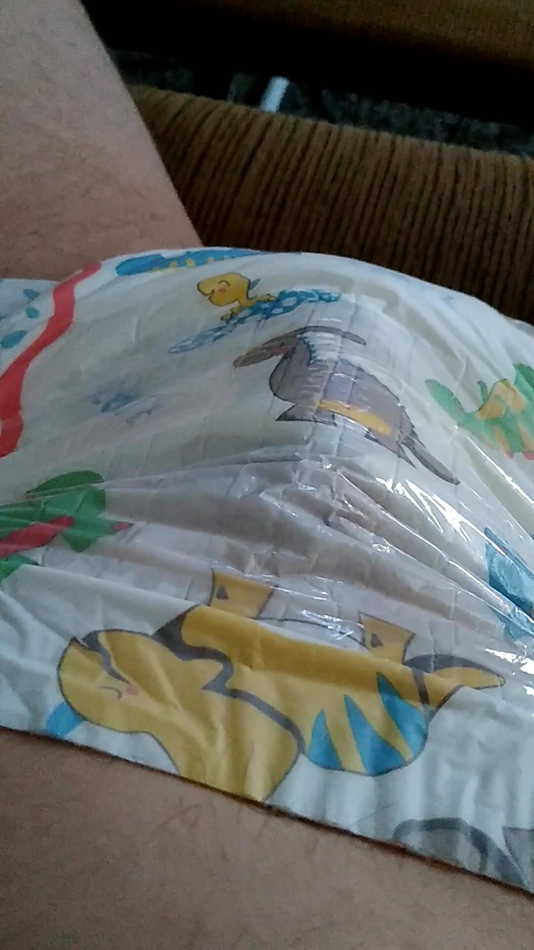 Pee in my Rears Dinosaur Elite Diaper