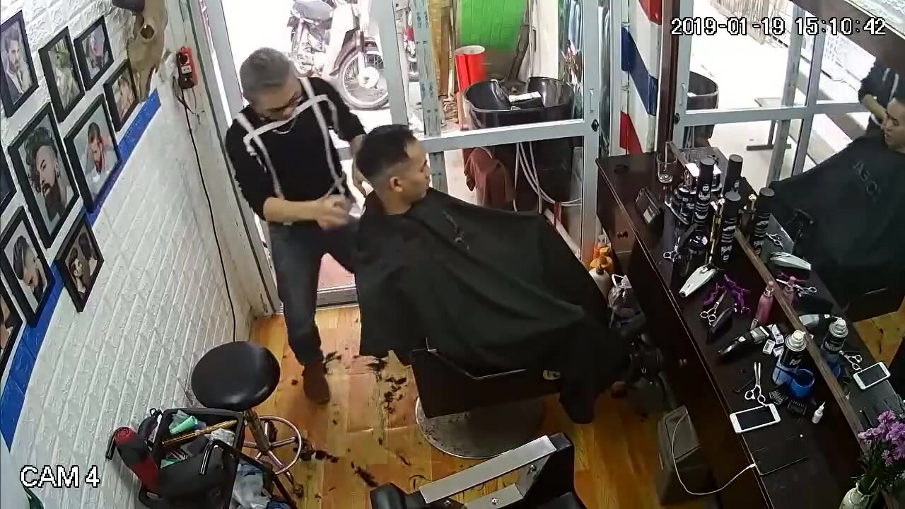 Surprise barber