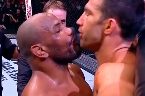 MMA Fighter Str8/Gay Kiss