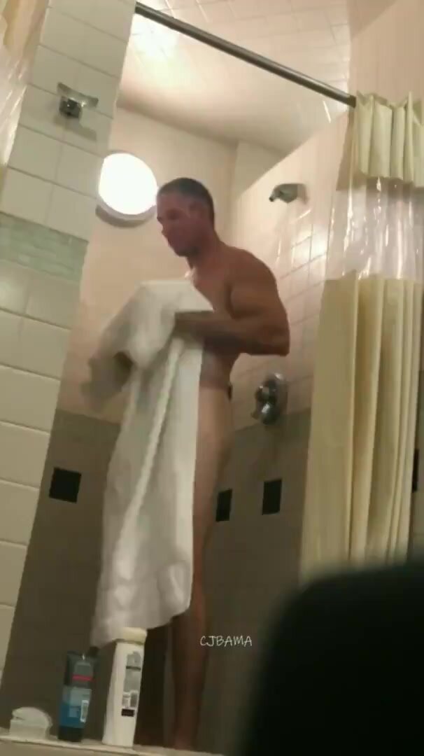drying off  after shower - video 2
