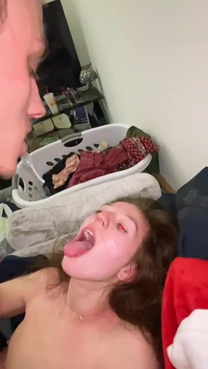 Stepdaughter Gets Spit In Mouth & Pussy Pounded