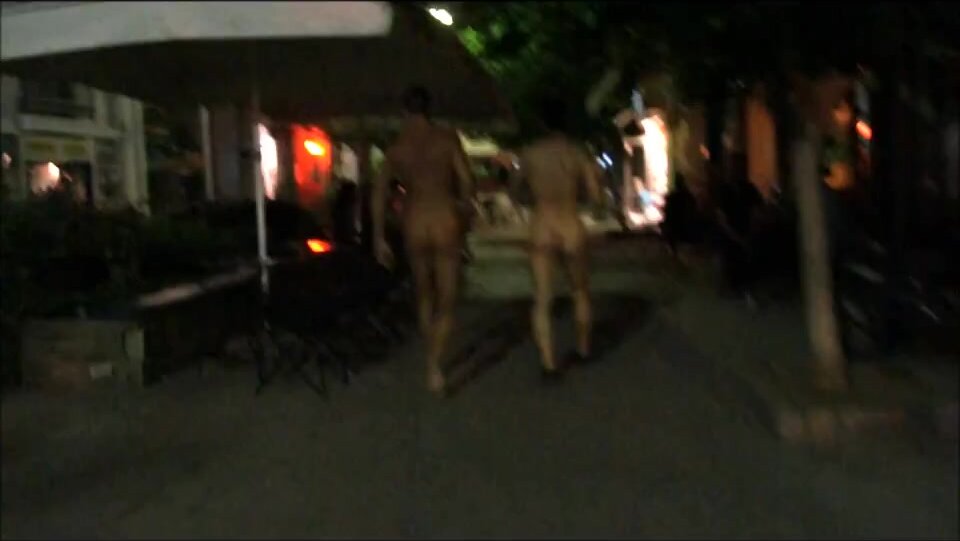 Taking a Naked Stroll Through the Town Square