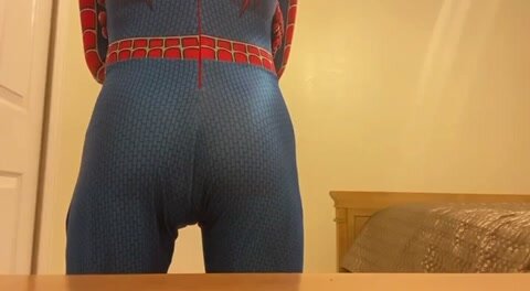 Spiderman shits himself