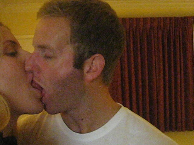 Trans kissing  handsome guy