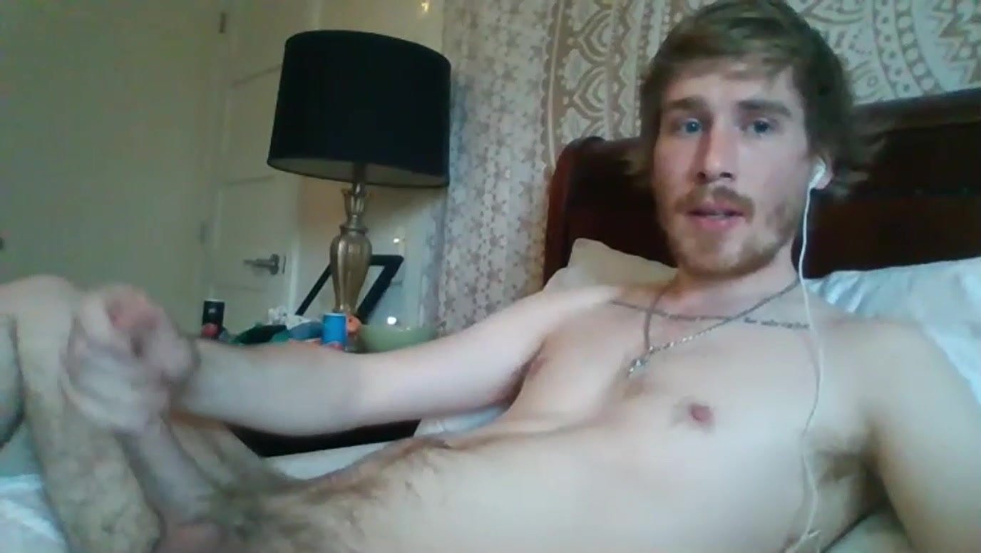 hot blond cums