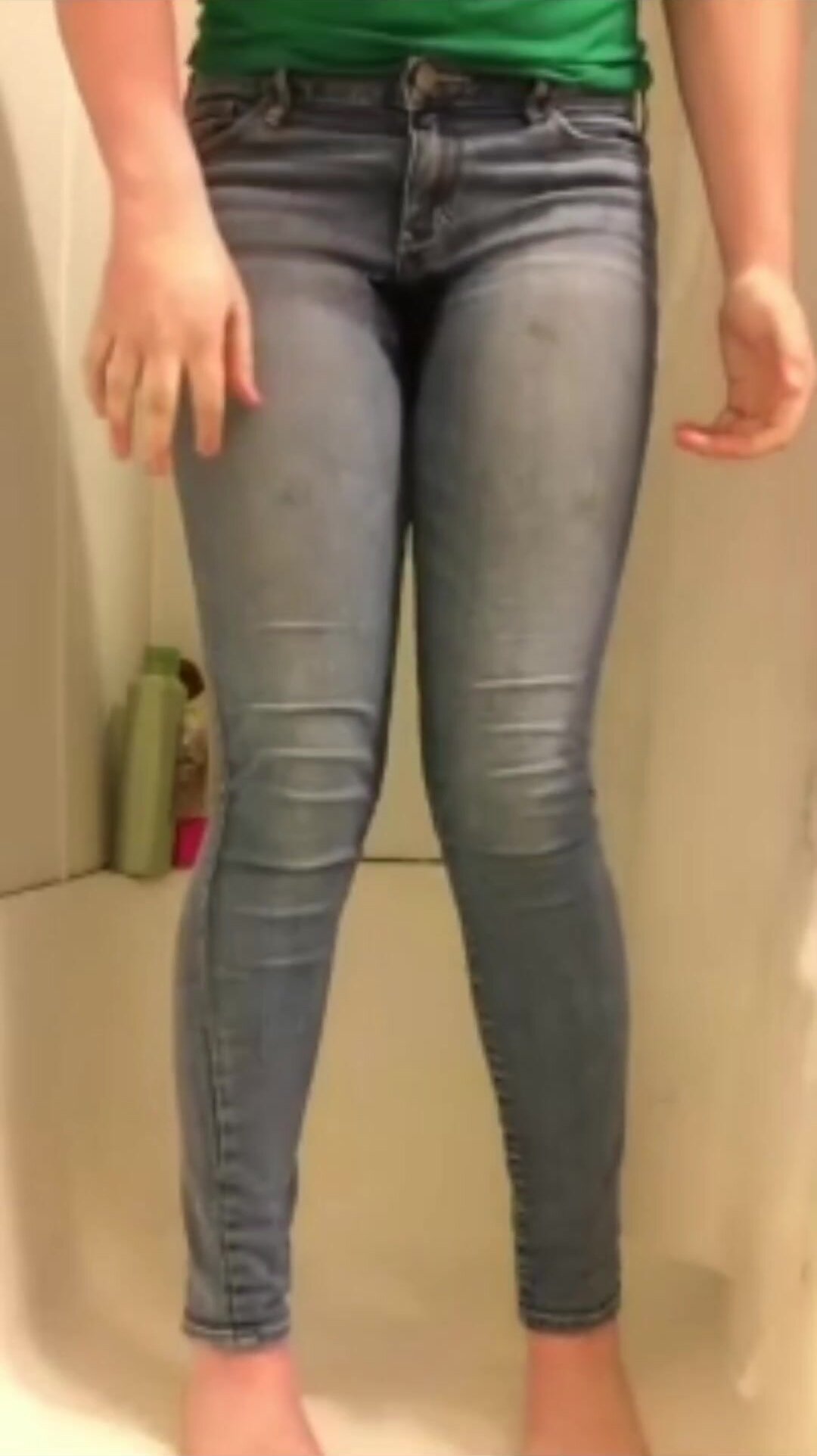 Pissing herself - video 3