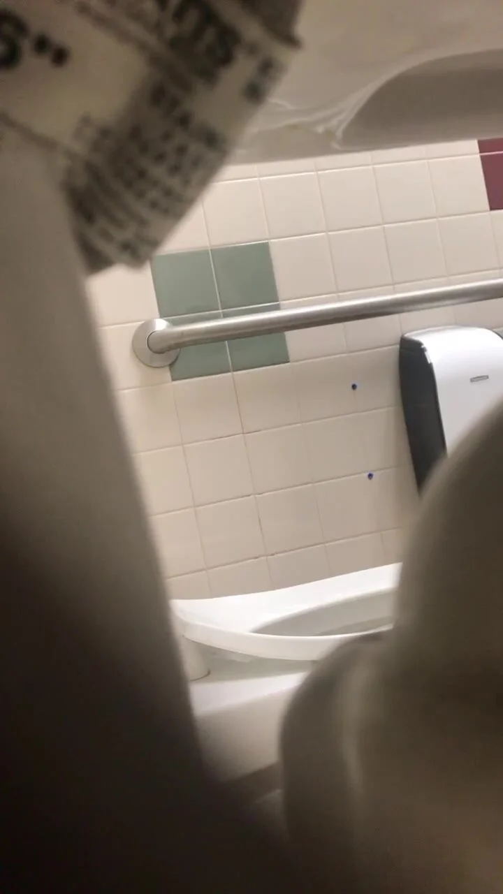 voyeur footage in toilet