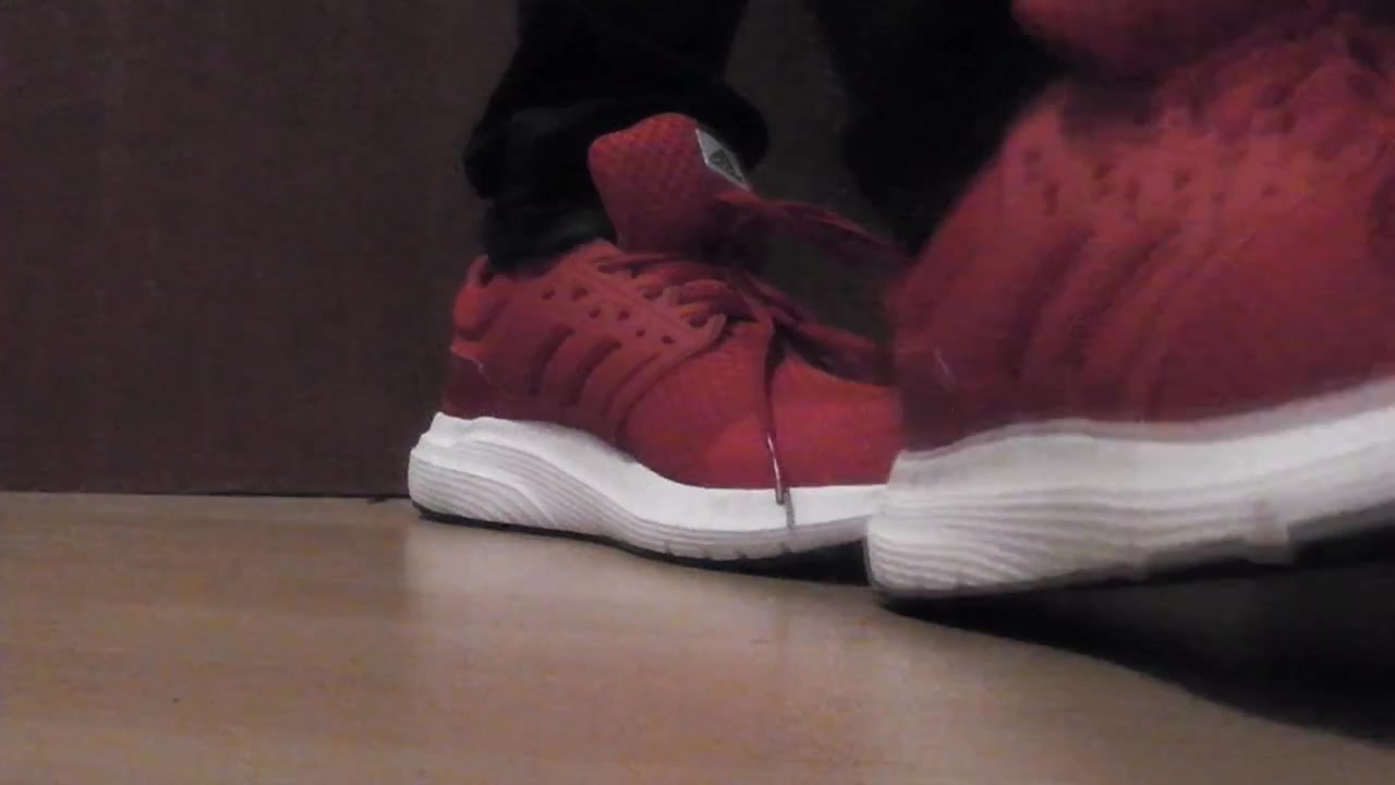 red ADIDAS sneaker + COKE sox