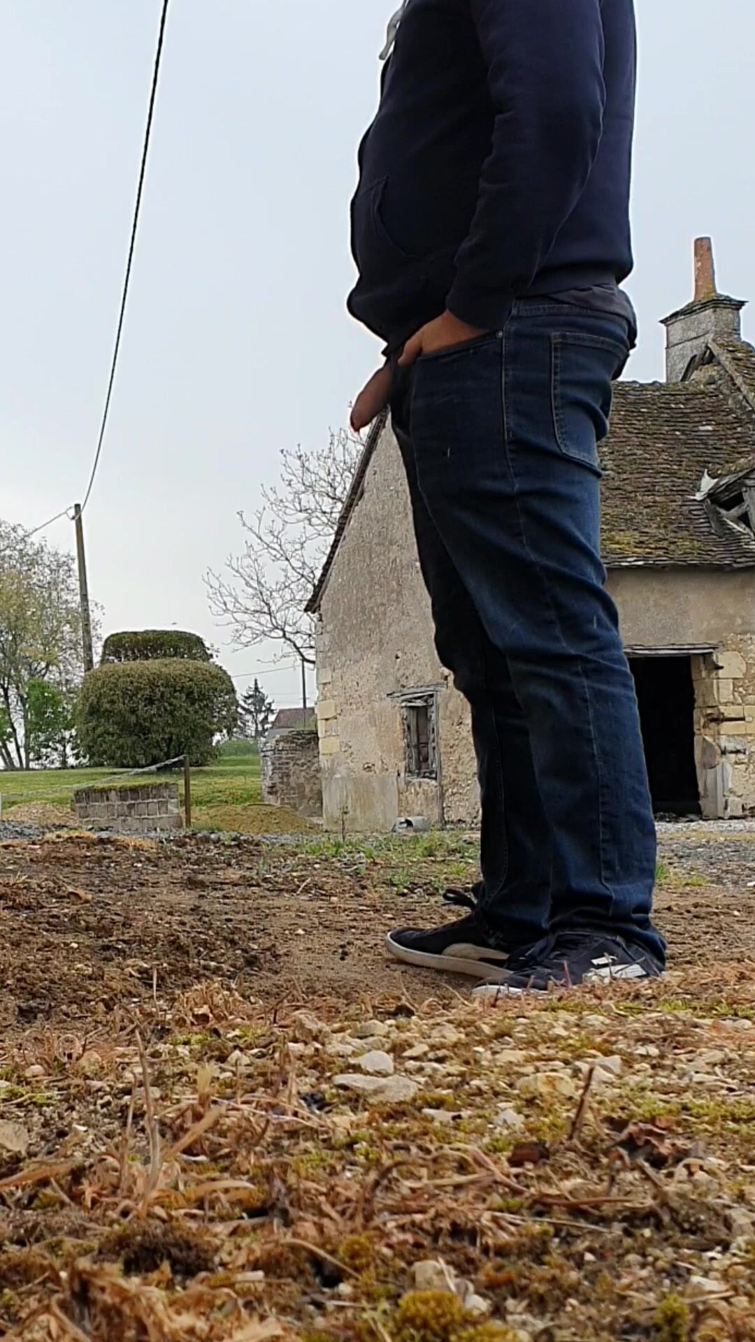 Pissing Outside - video 6