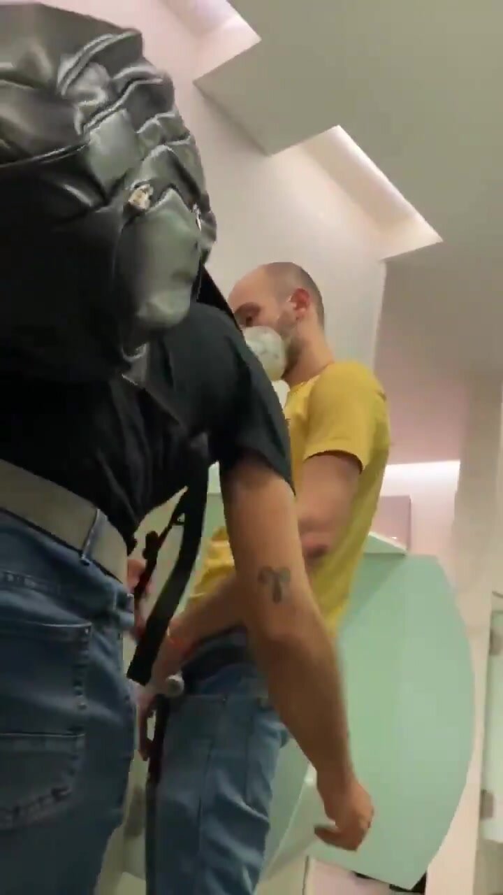 Gay toilet public sucking dick