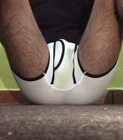 Farting in white boxer - video 2