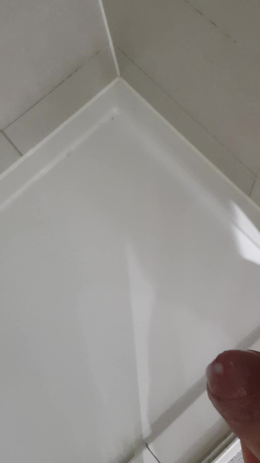 Cum in the shower