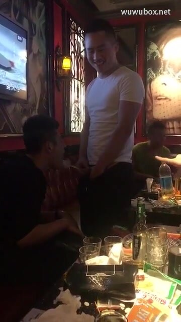 Chinese gay drink piss
