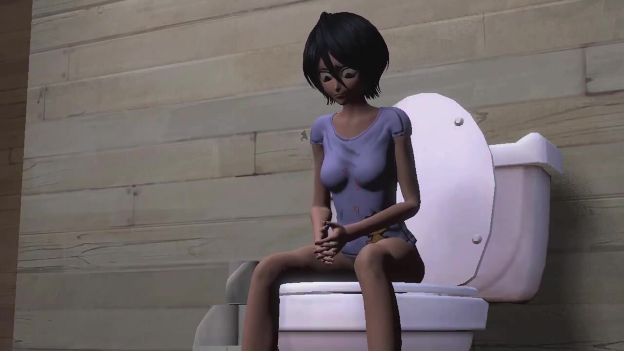 2 animated girls on the toilet - ThisVid.com