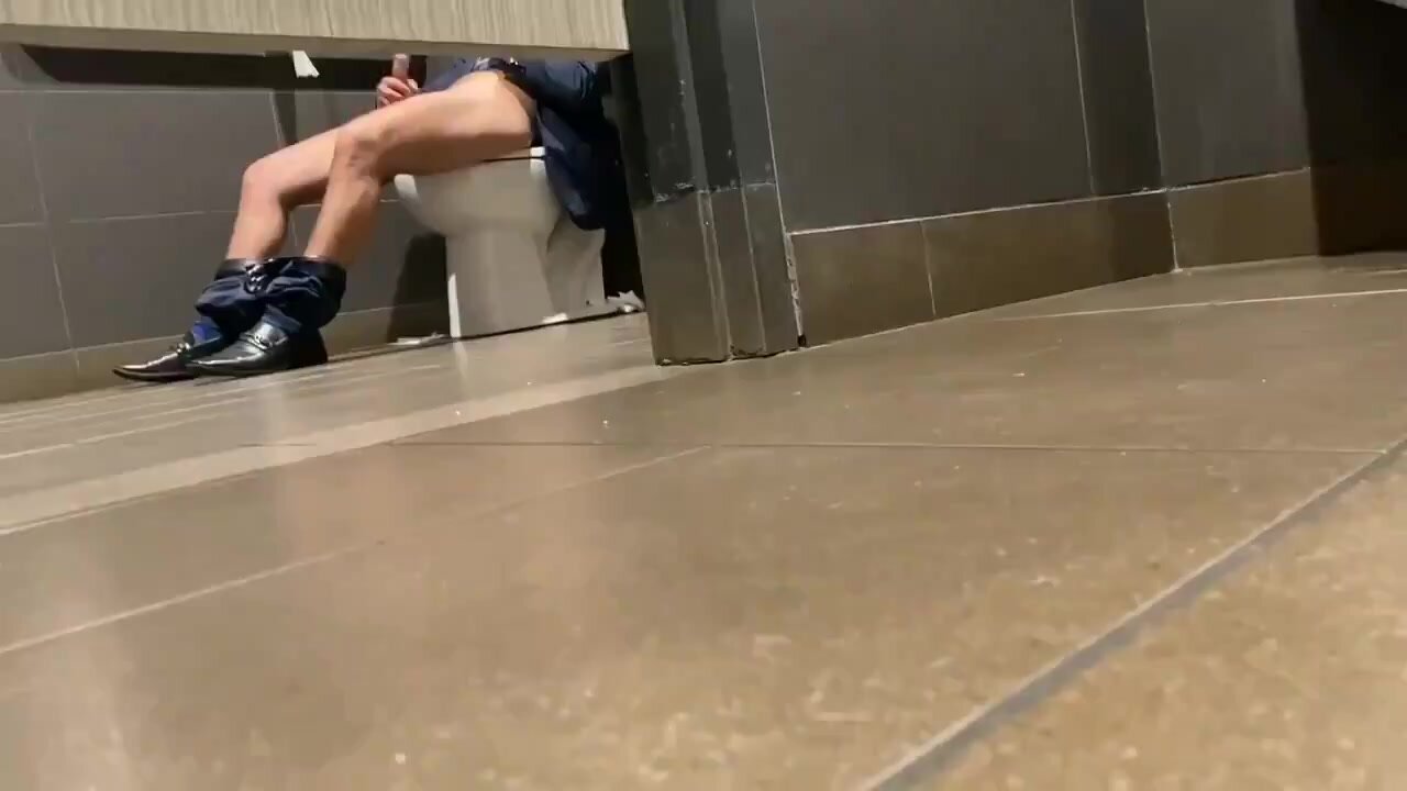 Caught Public Toilet