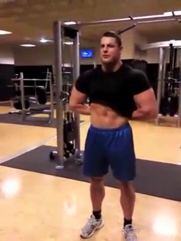 Guy Posing at the Gym