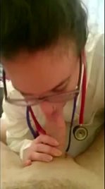 Turkish Nurse Gives a Blowjob to Patient