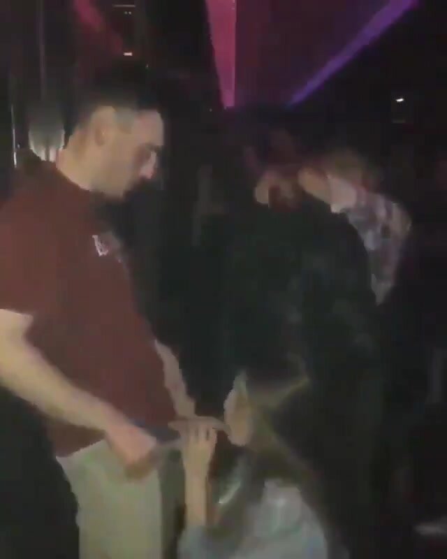 Straight Guy Gets Blowjob in the Club 