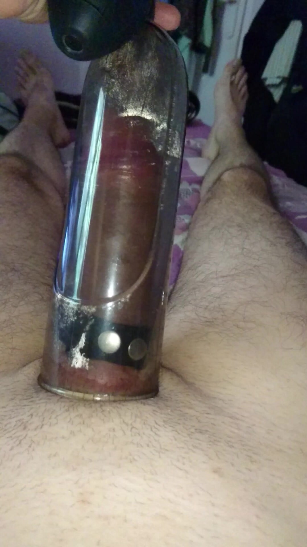 1st try at pumping my cock