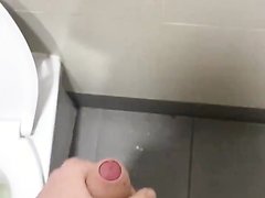Twink Jizz tags a bathroom wall