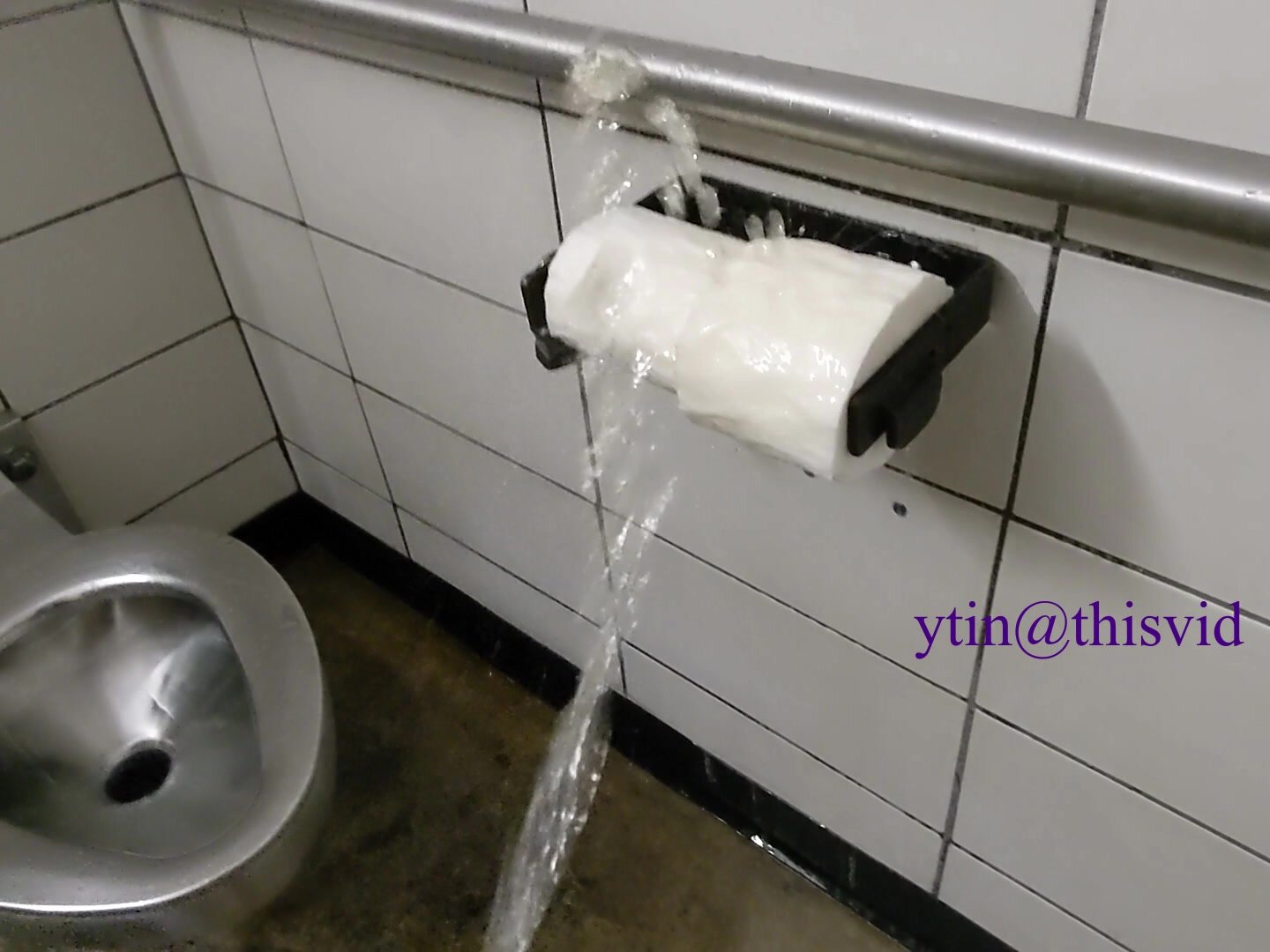 Public Restroom Toilet Paper Soak