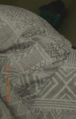 Sexy ebony farts in bed