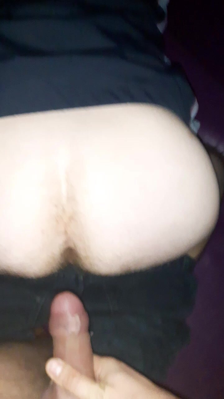 Cumming on his back