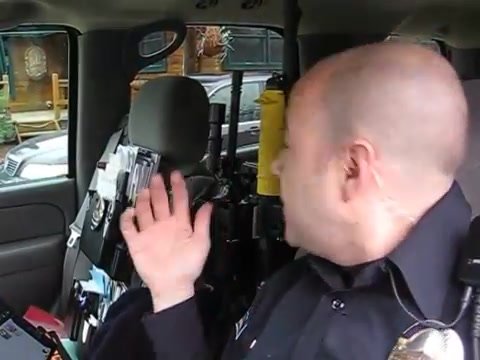 Nice Policeman Shows Gear (not porn)