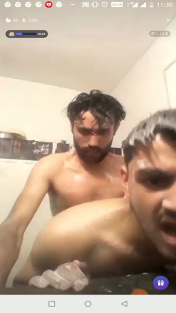 Indian Brothers Have Bareback in bathroom
