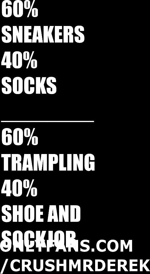 Sneakers and sock job